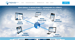 Desktop Screenshot of novo-szkola.pl